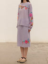 YANYAN KNITS Fall/Winter 2025 Collection: FAFA Alpaca Wool Knit Sweater/Top/Pencil Skirt YYK-YYW24-1962-ZI (Skirt: YYW24-1942)